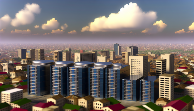 alt_text: Vibrant Nigerian cityscape highlights VPS hosting, blending affordability and tech growth.