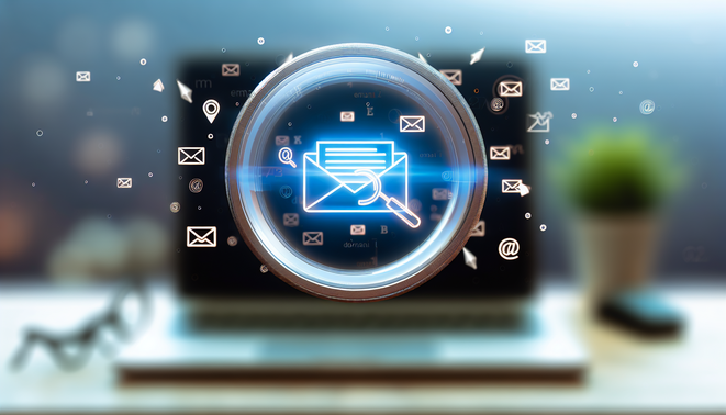 alt_text: Modern cover image for "How to Set Up Email on Your Domain," showcasing email setup tools and success icons.