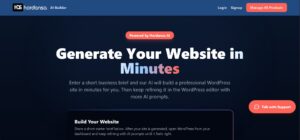 Hordanso AI Website Builder